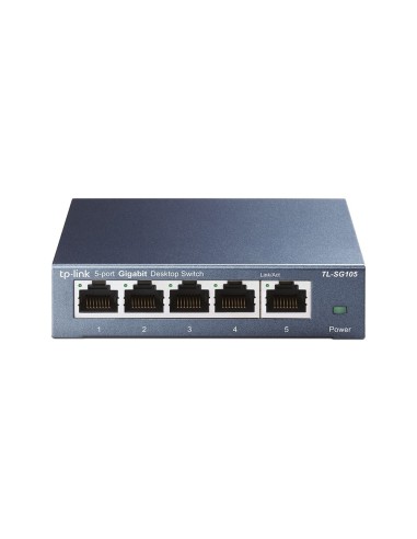 TP-LINK TL-SG105 SWITCH 5X10/100/1000MBPS, METAL CASE, IEEE 802.1P QOS